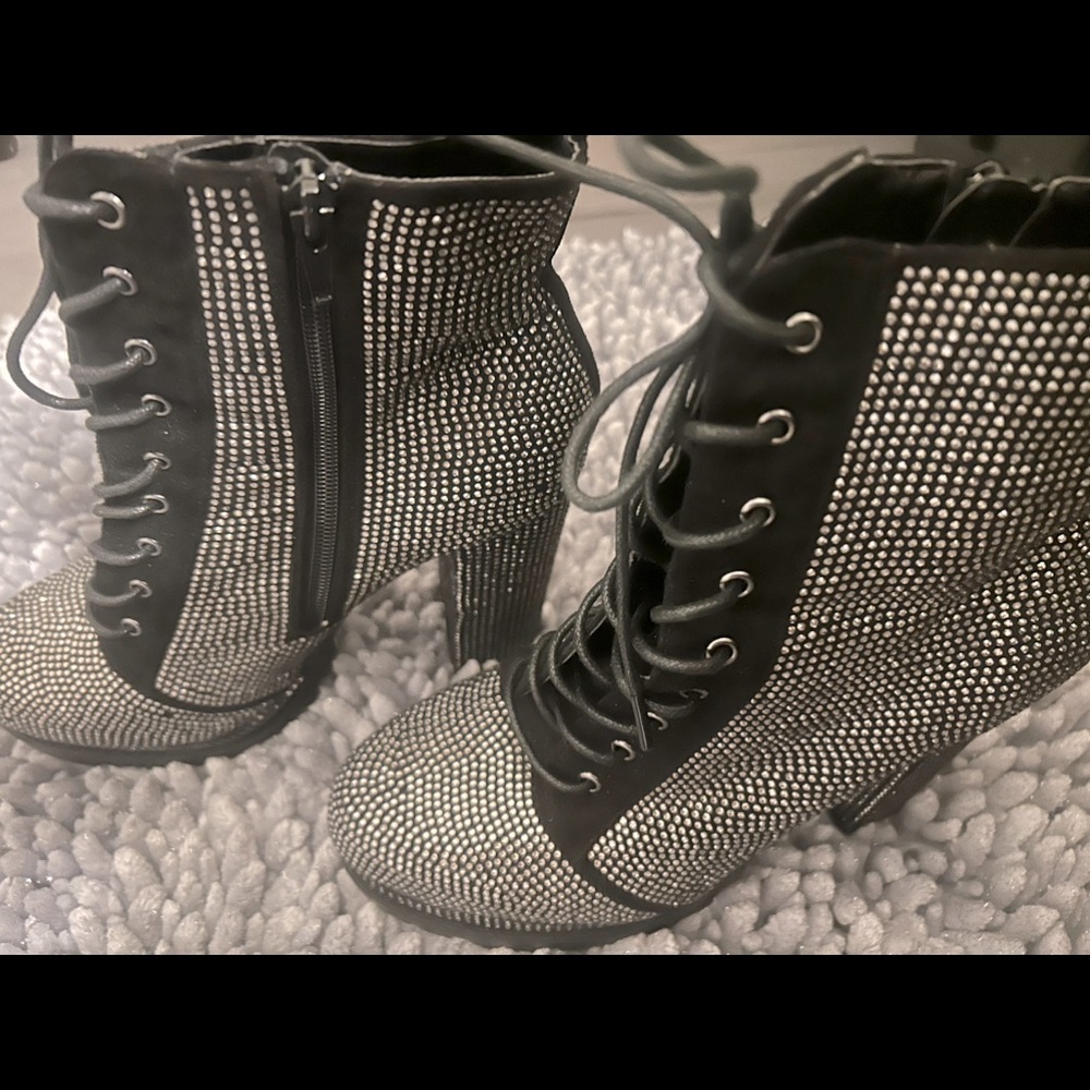 Ladies fashion “bling boots